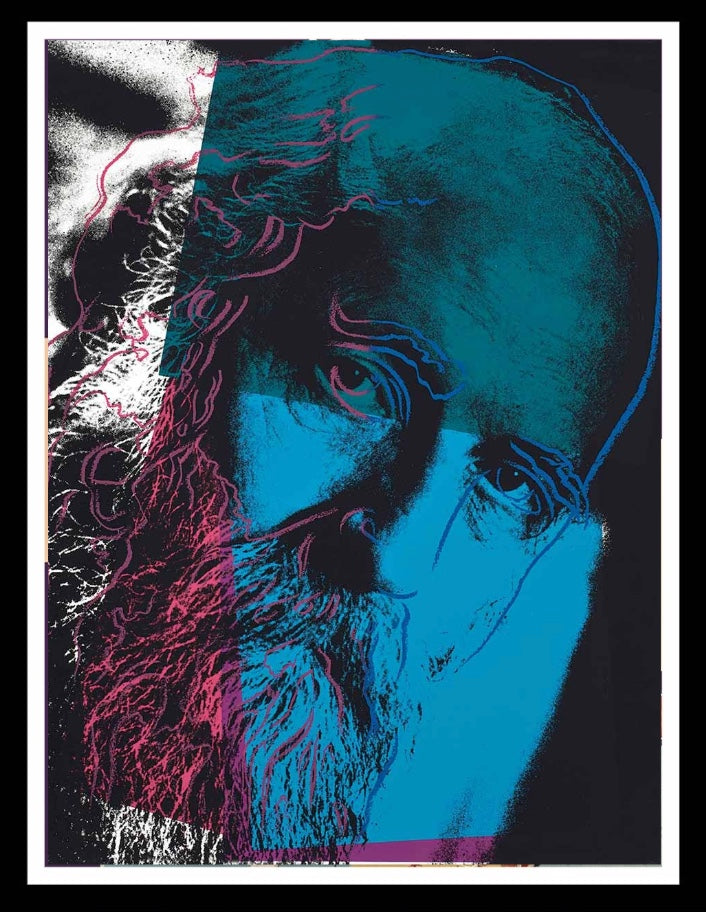 ANDY WARHOL– "Martin Buber" Layered Silkscreen Proof- Jews-Unsigned-Museum Quality 40x32" | Pop Art