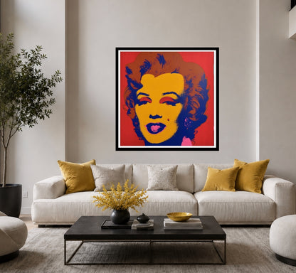 ANDY WARHOL–"Marilyn Monroe" #27 Layered Silkscreen Unsigned Proof-Museum Quality Pop 36X36" | Pop Art