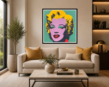 ANDY WARHOL– "Marilyn Monroe" #23 Layered Silkscreen Unsigned Proof-Museum Quality Pop 36X36" | Pop Art