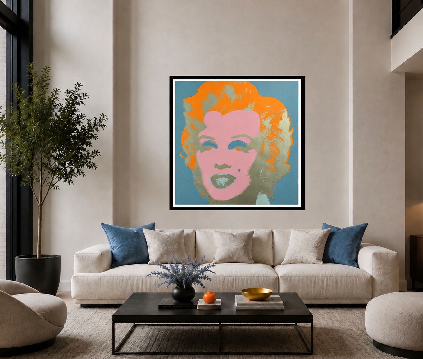 ANDY WARHOL–"Marilyn Monroe" #29 Layered Silkscreen Unsigned Proof-Museum Quality Pop 36X36" | Pop Art