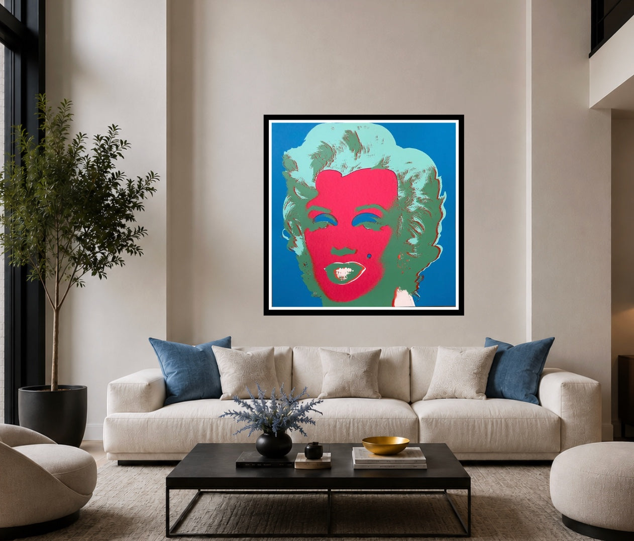 ANDY WARHOL–"Marilyn Monroe" #30 Layered Silkscreen Unsigned Proof-Museum Quality Pop 36X36" | Pop Art