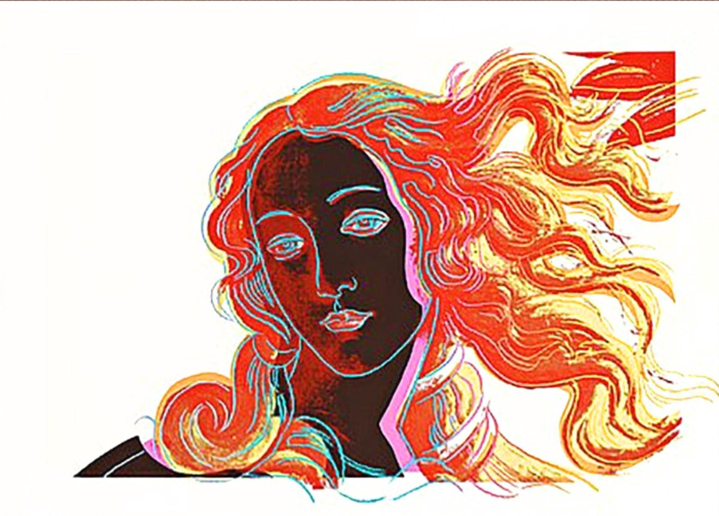 ANDY WARHOL- "Birth Of Venus" #318 Silkscreen- Unsigned Proof- Museum Quality - Prints Book Cover- Pop Art Beauty