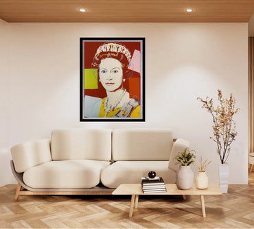 ANDY WARHOL “Queen Elizabeth"# 334– Screenprint Proof- Burnt Sienna - Diamond Dust- Museum Quality- Iconic Beauty