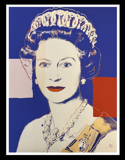 ANDY WARHOL-4 Piece Pkg: “Queen Elizabeth" Screenprints #334-337- Proof Edition with Diamond Dust-Top Quality- Shipped Flat- Beautiful