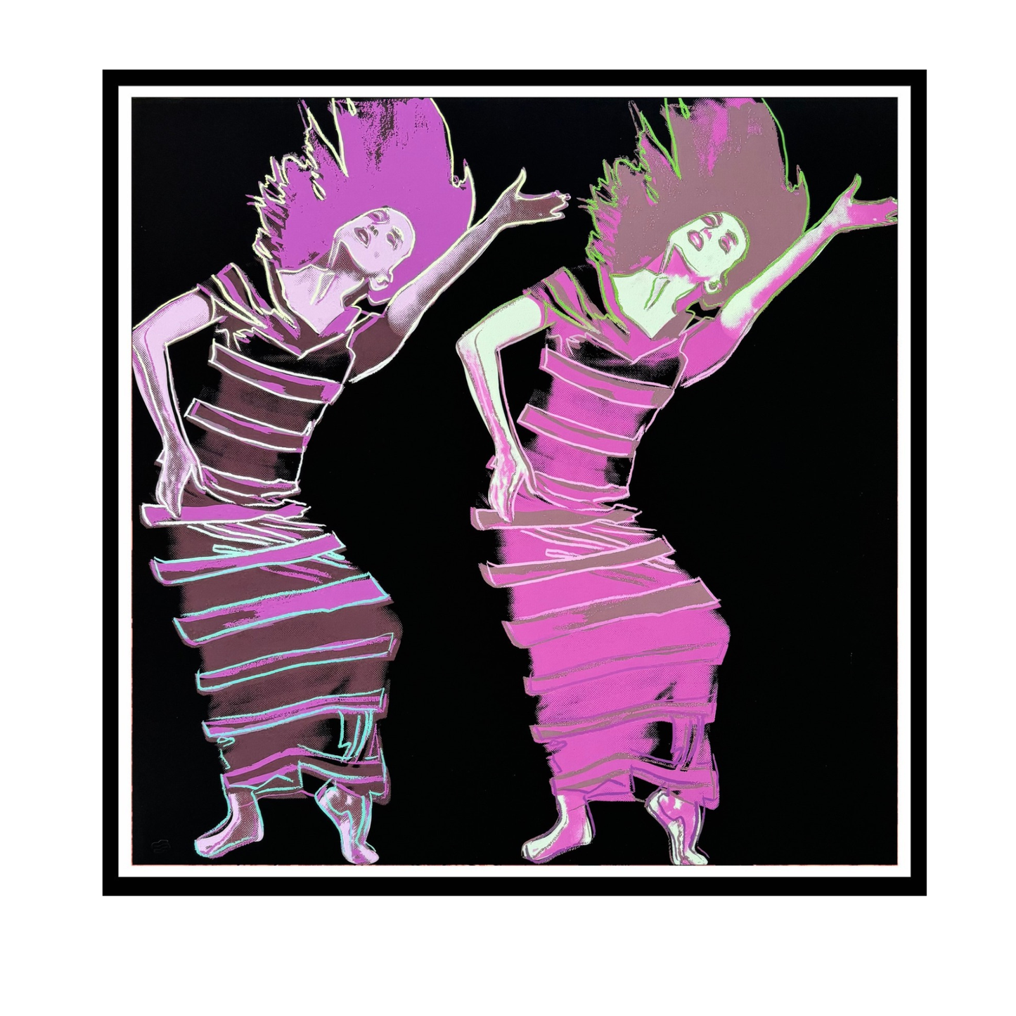 ANDY WARHOL “Martha Graham"- Pink Trial Screenprint- Proof Edition - 36x36" | Pop Art | Museum Quality