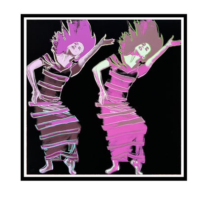 ANDY WARHOL “Martha Graham"- Pink Trial Screenprint- Proof Edition - 36x36" | Pop Art | Museum Quality