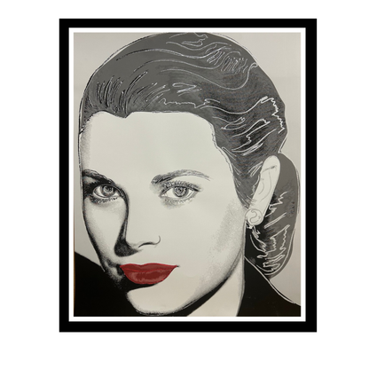 ANDY WARHOL "Grace Kelly"- GreyTrial Screenprint- Diamond Dust- Proof Edition- Superb Quality- Unsigned -40x 32" Wall Decor