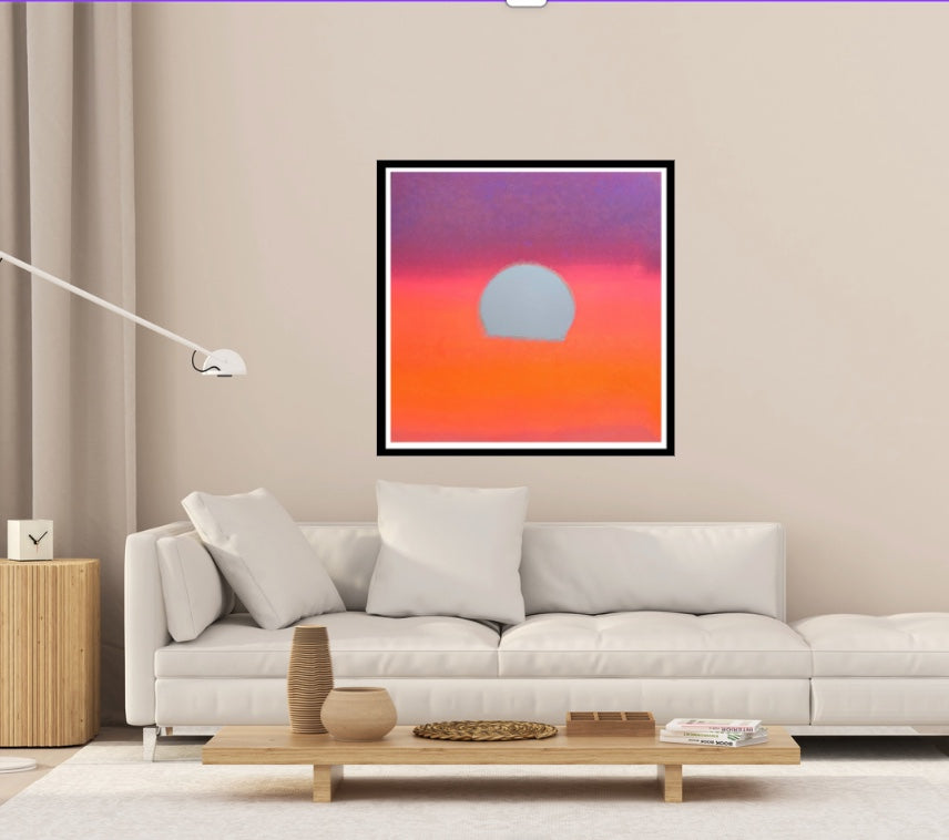 ANDY WARHOL– “Sunset"-#72 Unique Screenprint- Unsigned Proof Edition-Museum Quality 34x34" | Pop Art (Copy) (Copy) (Copy)