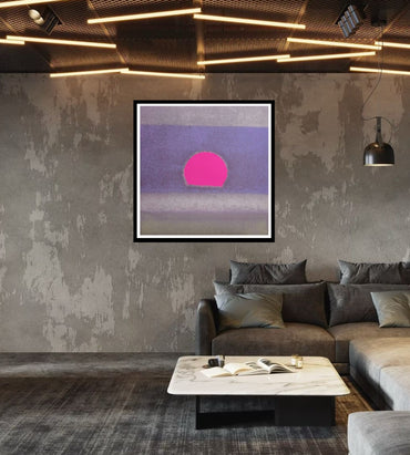 ANDY WARHOL– “Sunset" #89 Unique Screenprint- Unsigned Proof Edition-Museum Quality 34x34" | Pop Art
