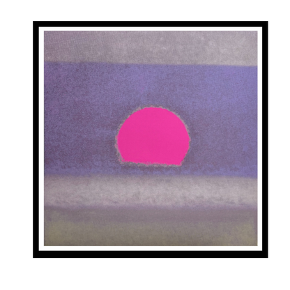 ANDY WARHOL– “Sunset" #89 Unique Screenprint- Unsigned Proof Edition-Museum Quality 34x34" | Pop Art