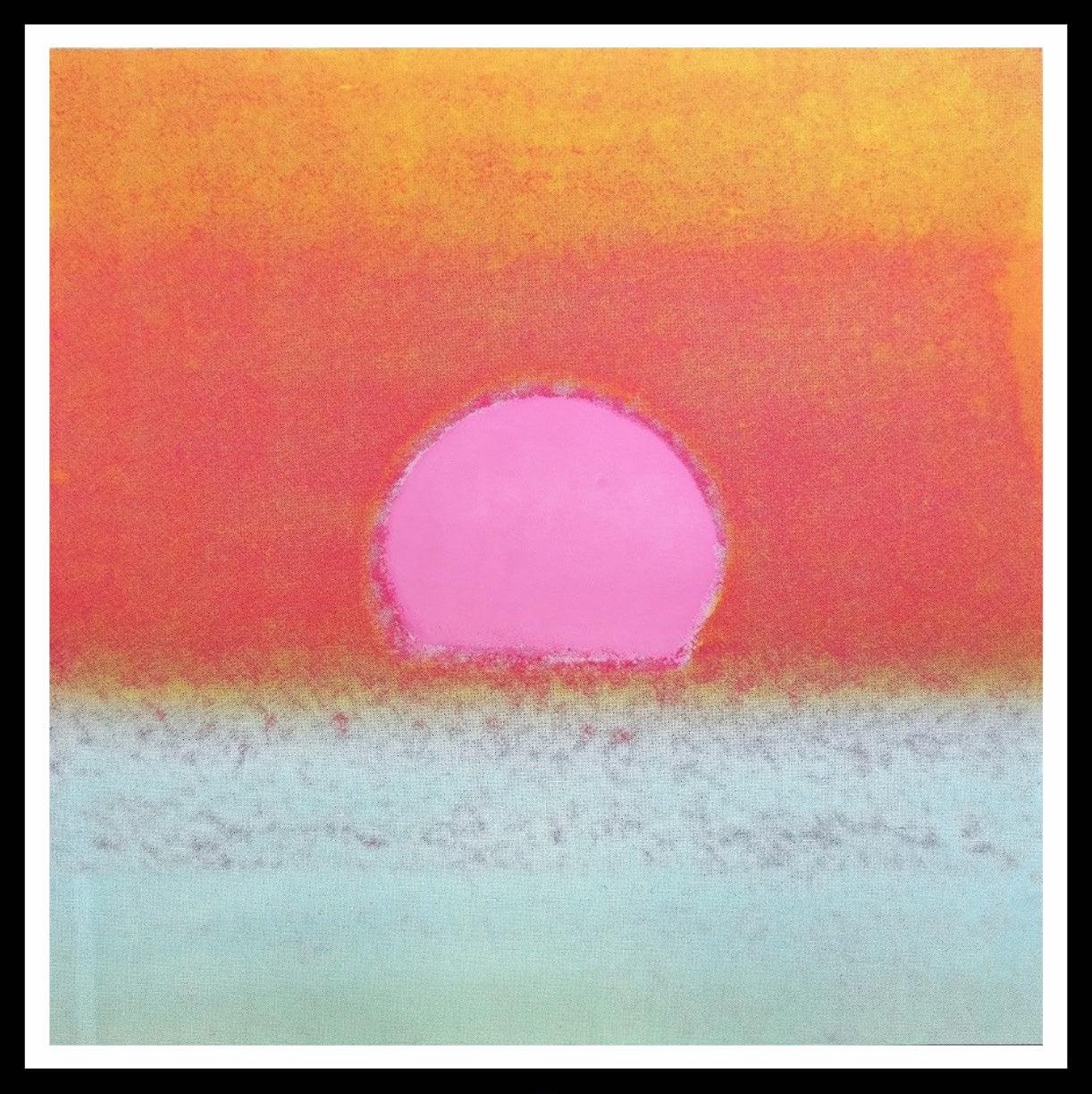 ANDY WARHOL– “Sunset"-#90 Unique Screenprint- Unsigned Proof Edition-Museum Quality 34x34" | Pop Art