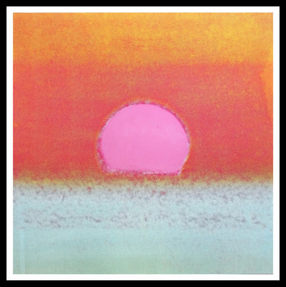 ANDY WARHOL– “Sunset"-#90 Unique Screenprint- Unsigned Proof Edition-Museum Quality 34x34" | Pop Art