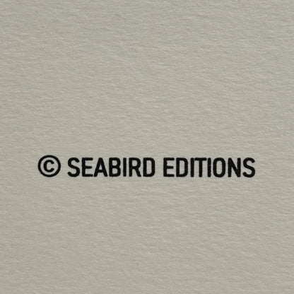 Text '© SEABIRD EDITIONS' on a textured beige background