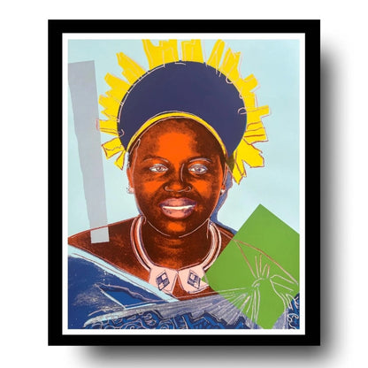 ANDY WARHOL “Queen Natombi Twala"-Screenprint Proof- Diam. Dust-Museum Quality-Full Sized- ON SALE