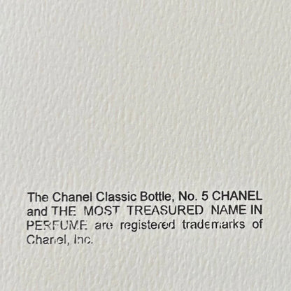 ANDY WARHOL "Chanel"- Pink/Green Trial Proof Screenprint- Diamond Dust - Museum Board - 38x38" Wall Art