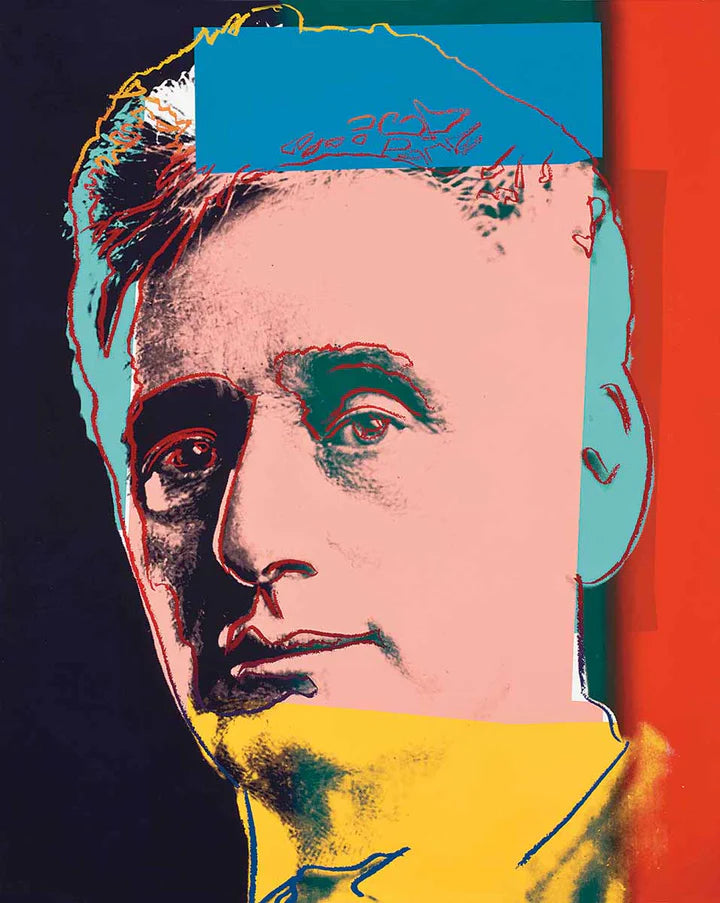 ANDY WARHOL– Complete Suite 10 "Jews of 20th Century" Layered SILKSCREENS- Unsigned Proofs- Museum Quality-Wall Art-36X36" Iconic Series! (Copy)