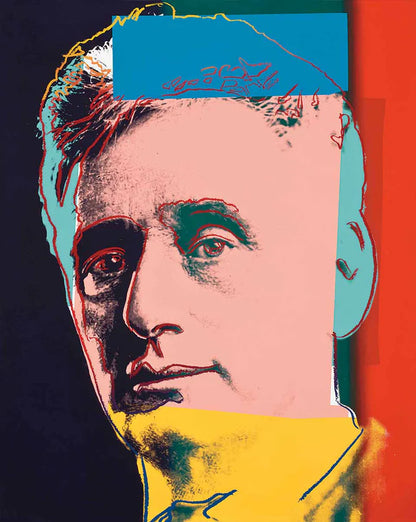 ANDY WARHOL– Complete Suite 10 "Jews of 20th Century" Layered SILKSCREENS- Unsigned Proofs- Museum Quality-Wall Art-36X36" Iconic Series! (Copy)