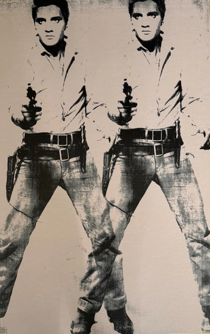 ANDY WARHOL “DOUBLE ELVIS"- Silkscreen (Screenprint)- Proof - 25 3/5 x 40"