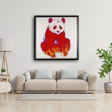 ANDY WARHOL “Giant Panda" Silkscreen Proof–Endangered Species- Museum Quality 38 X 38"Wall Art