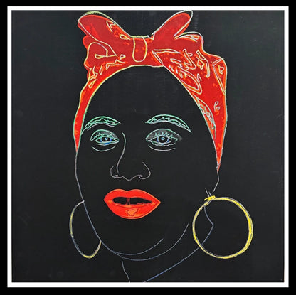 ANDY WARHOL "Mammy" FS # 262- Silkscreen Proof- Myths - Museum Board- Diamond Dust- 38 x 38" Wall Art