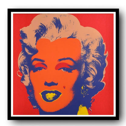 ANDY WARHOL– "Marilyn Monroe" #22 Silkscreen Unsigned Proof-Museum Quality Pop Wall Art-36X36"