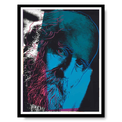 ANDY WARHOL– "Martin Buber" Layered Silkscreen Proof- Jews-Unsigned-Museum Quality 40x32" | Pop Art