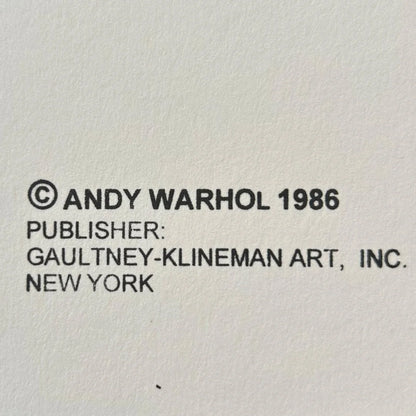 ANDY WARHOL– “Sitting Bull"- Blue Trial Screenprint- Cowboys and Indians- Unsigned Proof- Museum Quality 36x36" Wall Art