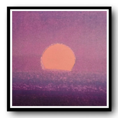 ANDY WARHOL– “Sunset" #418 Unique Screenprint- Unsigned Proof Edition-Museum Quality 34x34" Wall Art