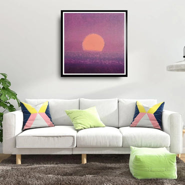 ANDY WARHOL– “Sunset" #418 Unique Screenprint- Unsigned Proof Edition-Museum Quality 34x34" Wall Art