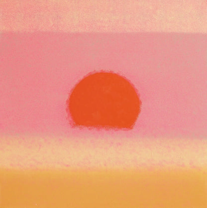 ANDY WARHOL– “Sunset" #25 Unique Screenprint- Unsigned Proof Edition-Museum Quality 34x34" | Pop Art