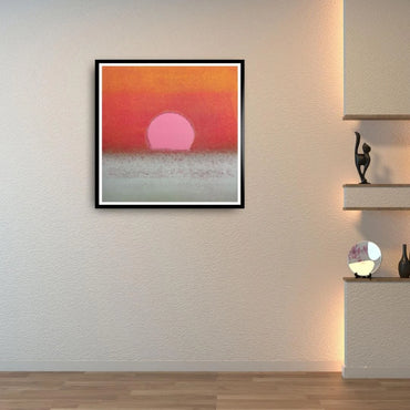 ANDY WARHOL– “Sunset" #418 Unique Screenprint- Unsigned Proof Edition-Museum Quality 34x34" Wall Art