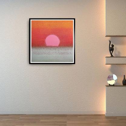 ANDY WARHOL– “Sunset" #418 Unique Screenprint- Unsigned Proof Edition-Museum Quality 34x34" Wall Art