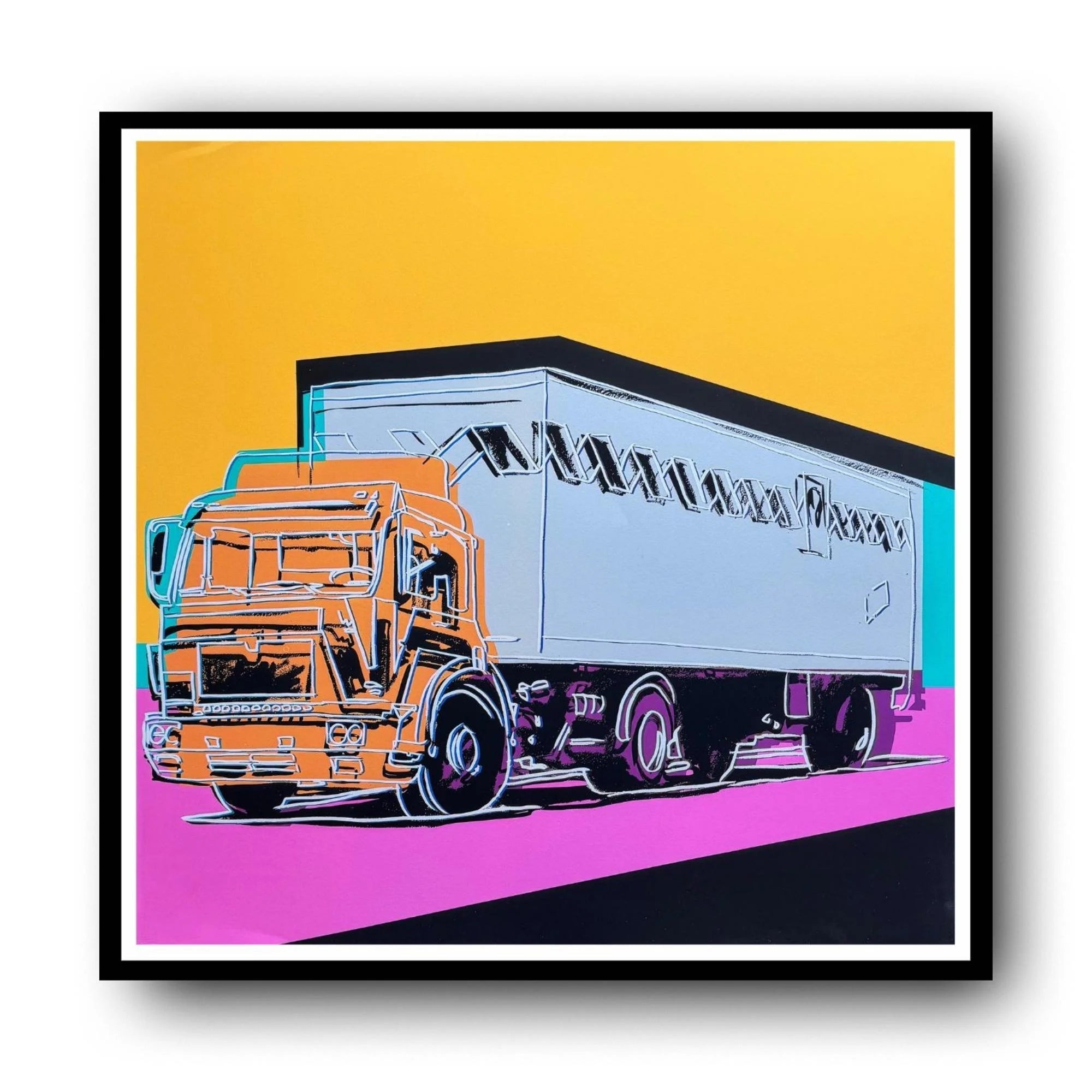 Andy Warhol -Truck  FS II #368 Yellow