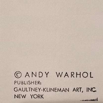 ANDY WARHOL– “Annie Oakley"- Silkscreen- Cowboys and Indians- Unsigned Proof- Museum Quality 36x36" Wall Art
