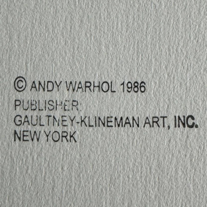 Andy WARHOL “ANNIE OAKLEY” - Trial Screenprint - Cowboys Indians Series - Museum Board - 36x36" Wall Art