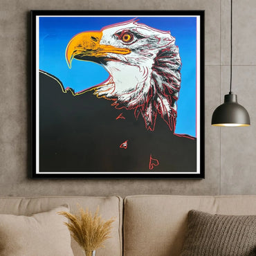 ANDY WARHOL “Bald Eagle" Silkscreen Proof– Endangered Species- Museum Quality 38 X 38"Wall Art