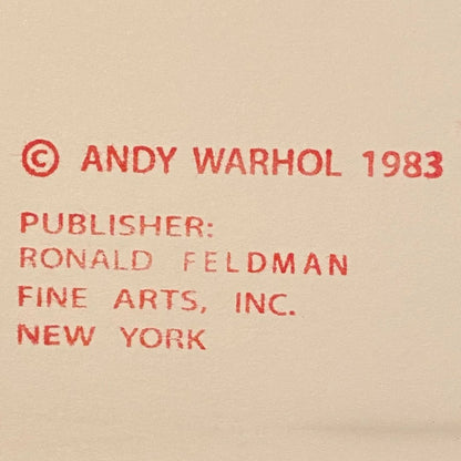 ANDY WARHOL “Black Rhino" Silkscreen Proof– Endangered Species - Museum Quality 38 X 38" Wall Art