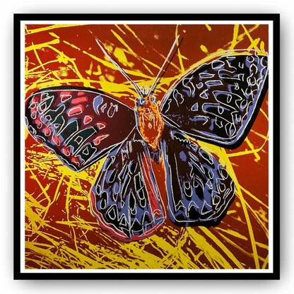ANDY WARHOL “Silverspot"(Butterfly) Trial Silkscreen – Endangered Species Proof- Museum Quality 38 X 38"Wall Art