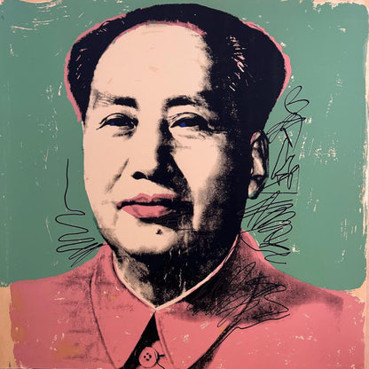 ANDY WARHOL-"Mao" #95- Screenprint Proof- Museum Quality-Mao Zedong Pop Art- 36x36" Wall Art
