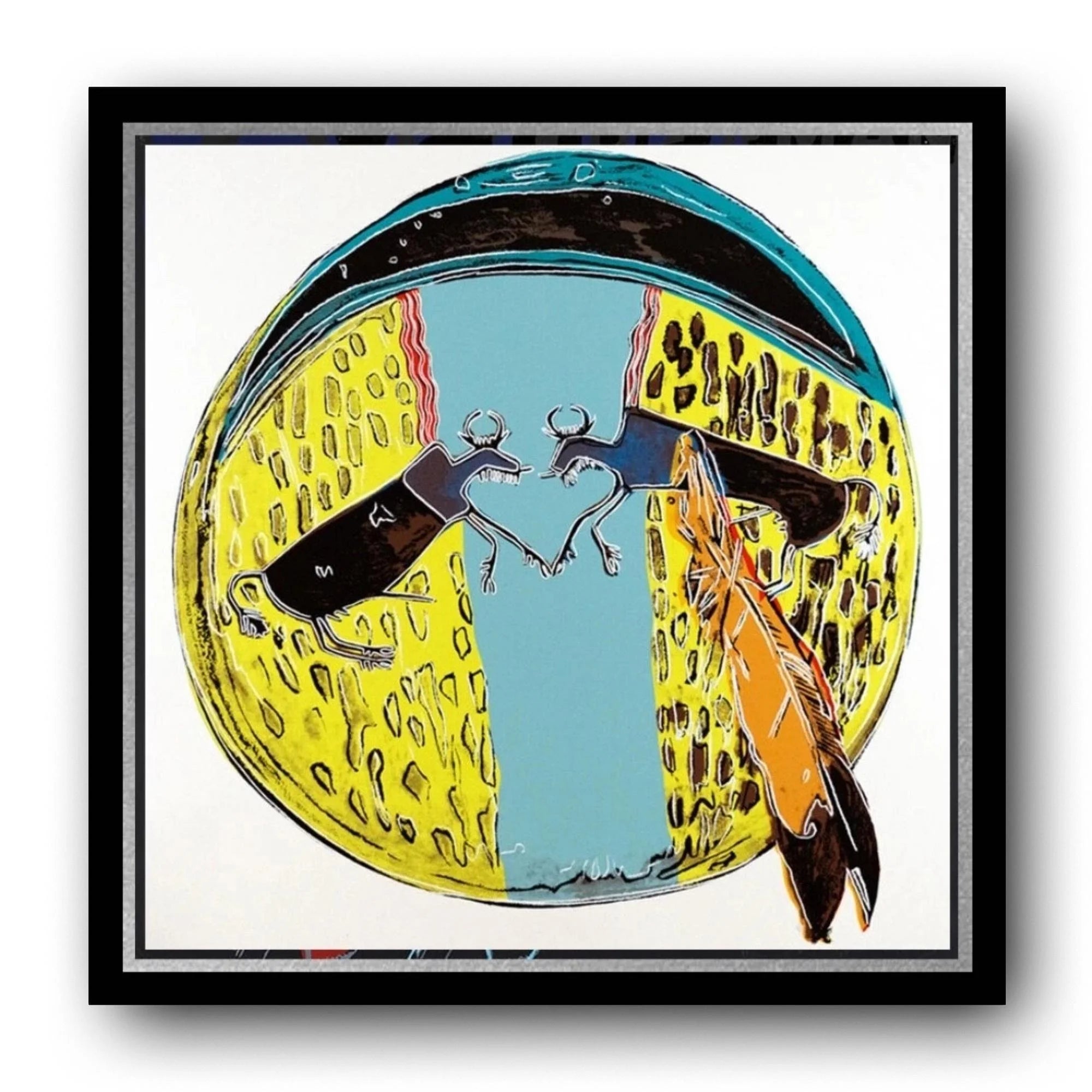 Andy Warhol Silkscreen - Plains Indian Shield FS# 382