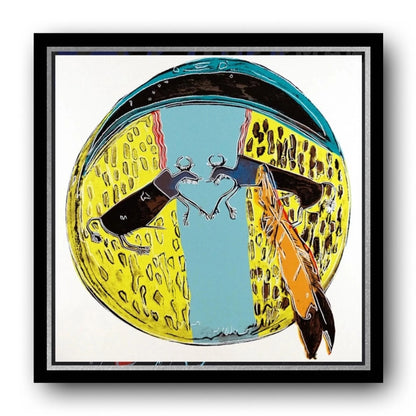 Andy Warhol Silkscreen - Plains Indian Shield FS# 382