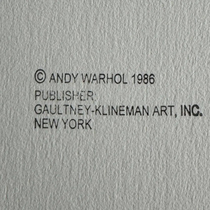 ANDY WARHOL– “Indian Shield"- Pink Trial Screenprint- Cowboys and Indians- Unsigned Proof- Museum Quality 36x36" Wall Art