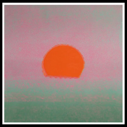 ANDY WARHOL– “Sunset" #155 Unique Screenprint-Unsigned Proof Edition-Museum Quality 34x34" Wall Art