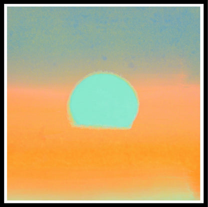 ANDY WARHOL– “Sunset" #17 Unique Screenprint- Unsigned Proof Edition-Museum Quality 34x34" Wall Art