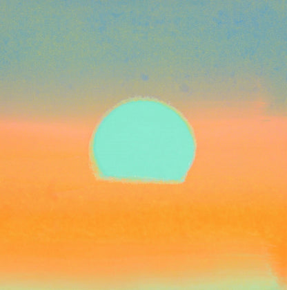 ANDY WARHOL– “Sunset" #17 Unique Screenprint- Unsigned Proof Edition-Museum Quality 34x34" Wall Art
