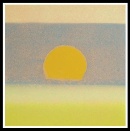 ANDY WARHOL– “Sunset" #27 Unique Screenprint- Unsigned Proof Edition-Museum Quality 34x34" Wall Art