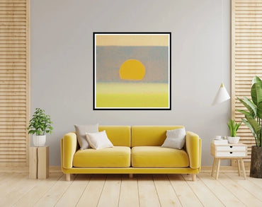 ANDY WARHOL– “Sunset" #27 Unique Screenprint- Unsigned Proof Edition-Museum Quality 34x34" Wall Art