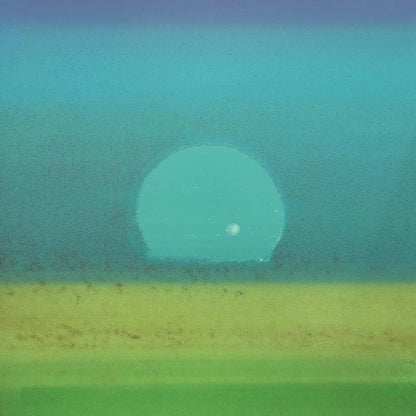 Spherical sun on a gradient background
