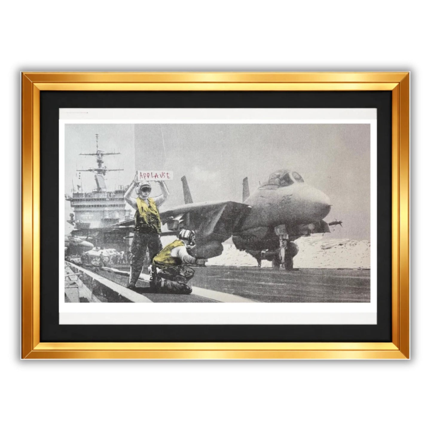 Banksy – "APPLAUSE" -Large Screenprint- Hand Signed-Numbered-Iconic Graffiti | Iconic Street Art