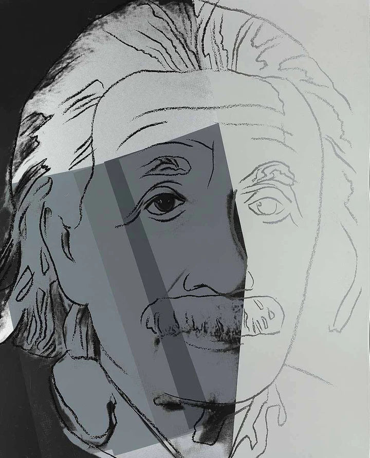 ANDY WARHOL– Complete Suite 10 "Jews of 20th Century" Layered SILKSCREENS- Unsigned Proofs- Museum Quality-Wall Art-36X36" Iconic Series! (Copy)